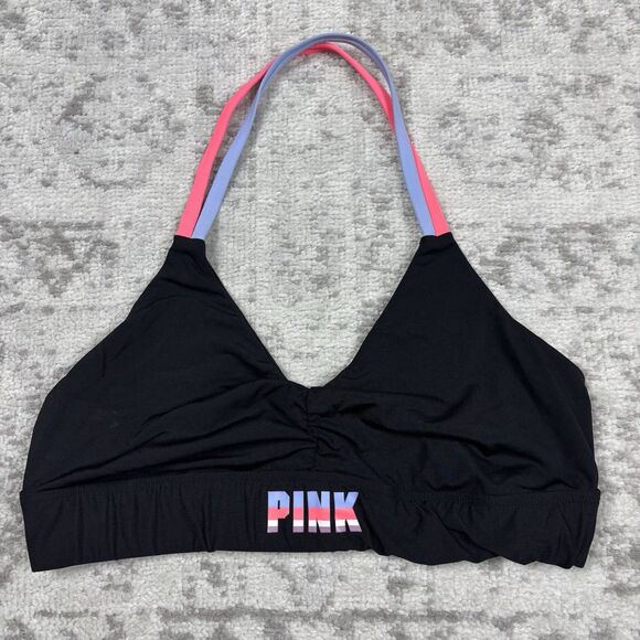 Victoria's Secret Bra Ultimate Unlined Halter Sports Bra Women’s Size Medium - Picture 1 of 5